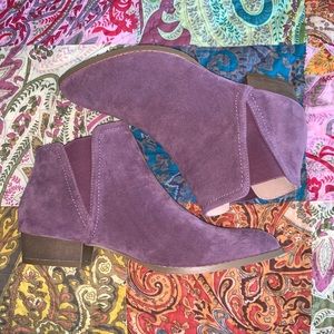 Purple Ankle Boots